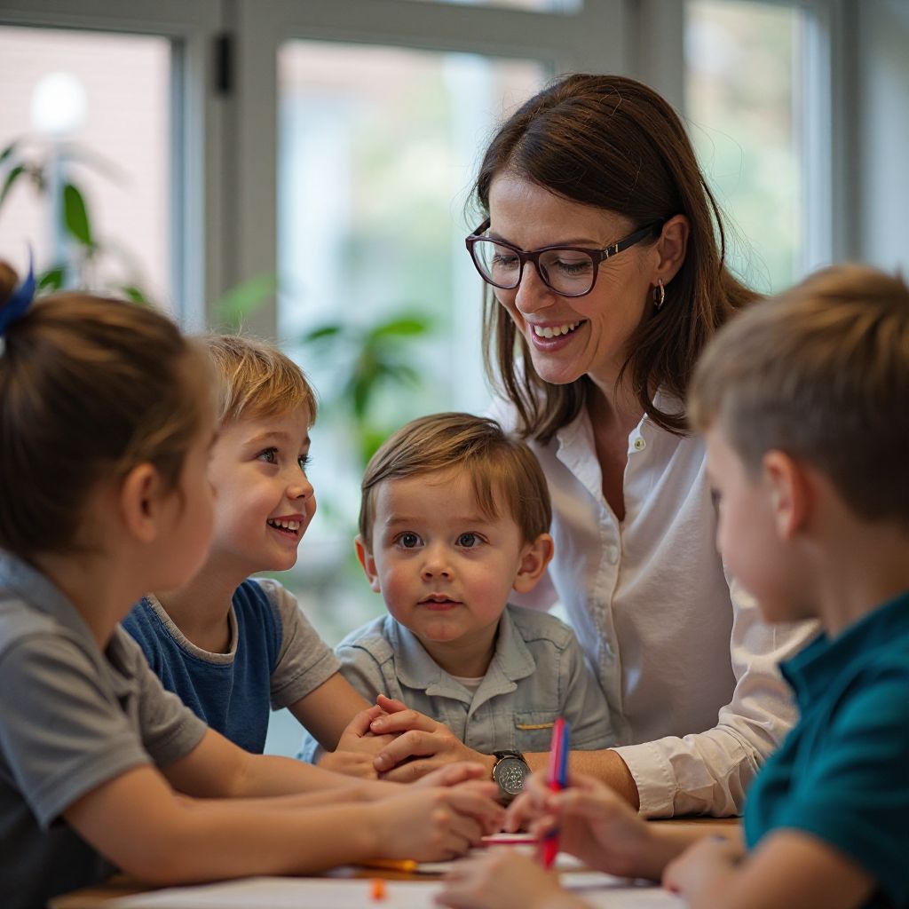 Staff training session educational techniques
