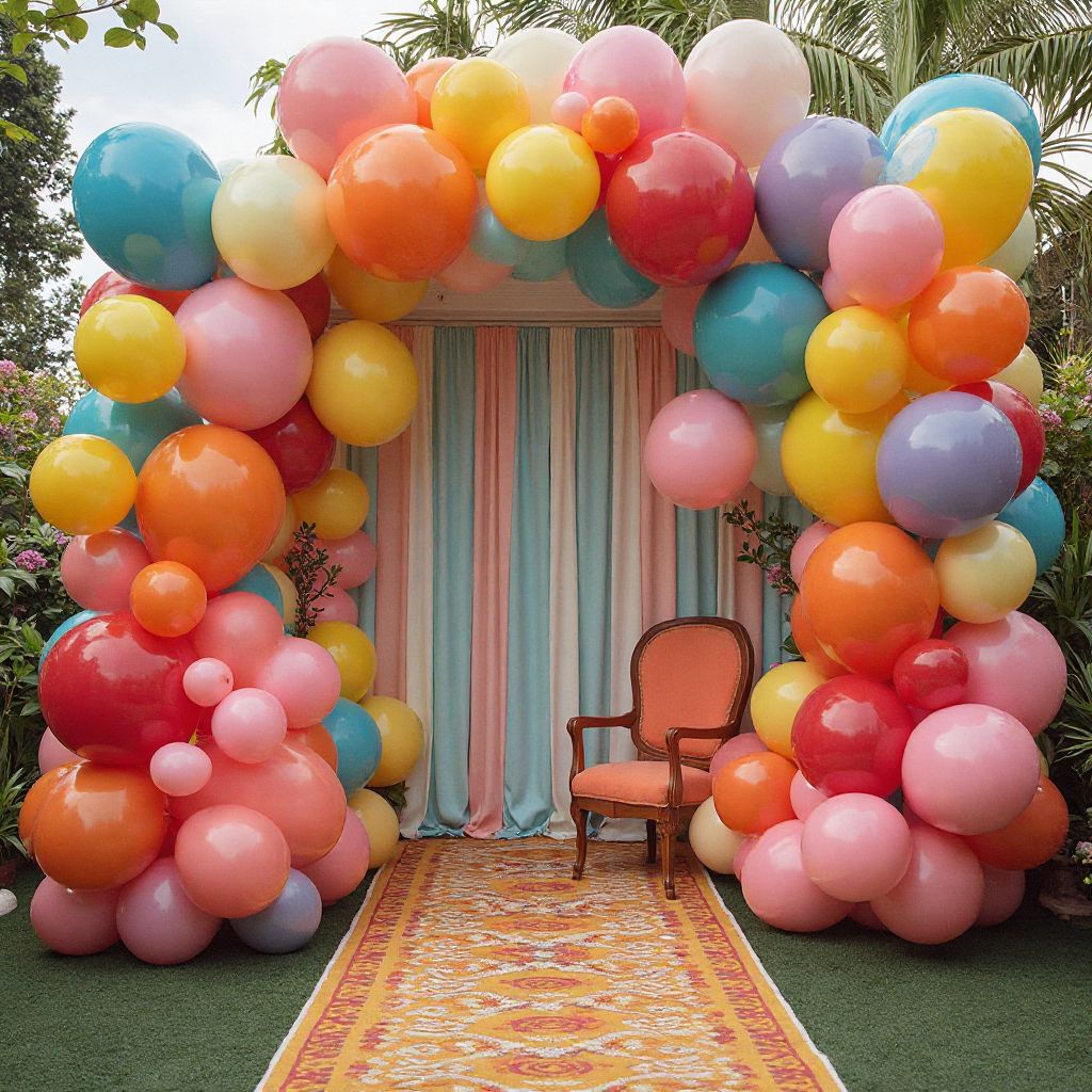 Event setup decorations themed party preparation